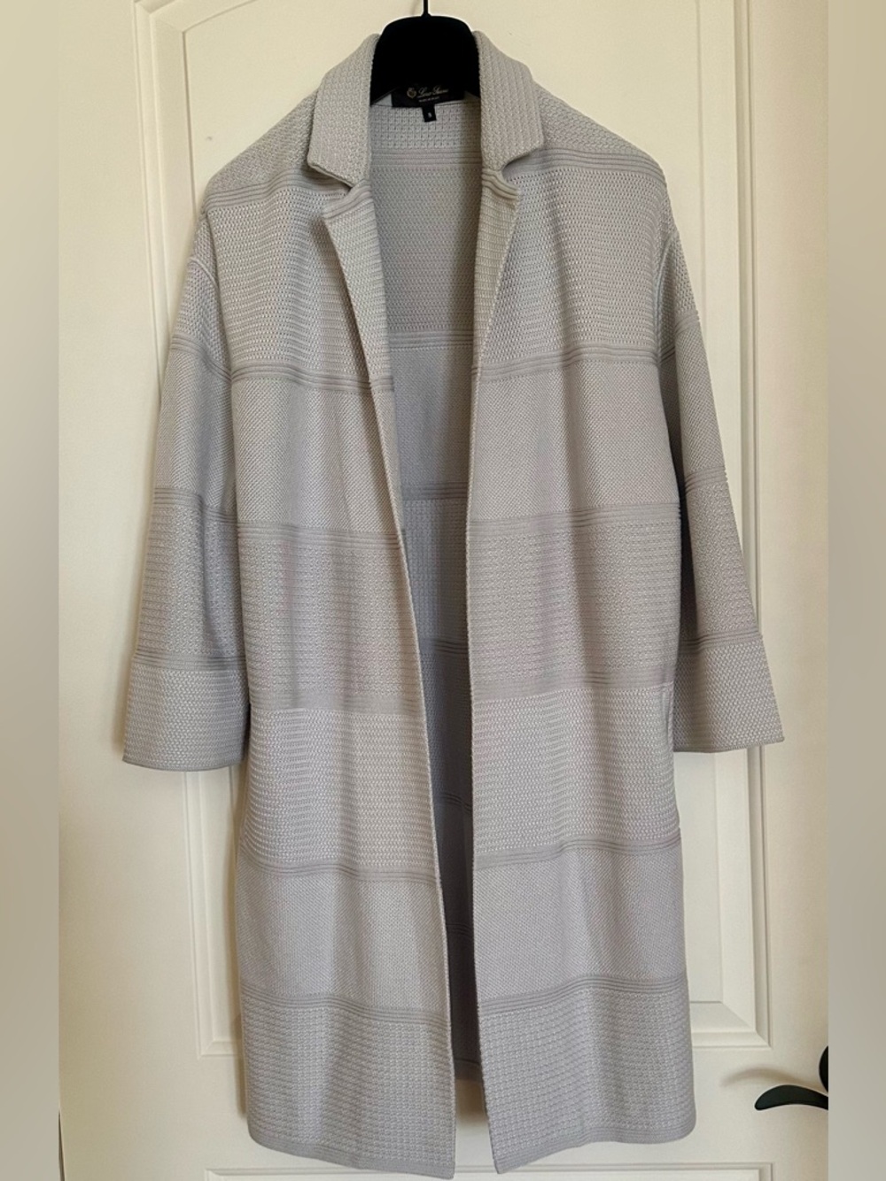 Loro Piana Silk & Cotton Sweater Coat Size Small